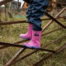 Xpert Workwear Xpert Swampmaster Junior Tractor Wellington Pink/Lilac