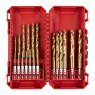 DRILL BIT SET HSS-G 19PC SHOCKWAVE RED