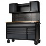 WORKSTATION 10 DRAWER 56" GRY