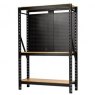 RACK COMBO 54" 17PC WOOD