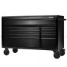 TROLLEY 56" 10 DRAWER BLK