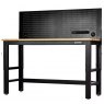 WORKBENCH 72" SS W/PEG BACK