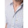 Rydale Rydale Tattersall Short Sleeved Shirt Blue