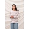 Lighthouse   Lighthouse Causeway Breton Top Cranberry Pink Stripe