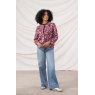 BLOUSE JULIETTE 8 CRANBERRY FLORAL