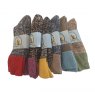 SOCK ALPACA COLOURED WELT MNS ASST