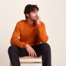 Tog24 Tog24 Clitheroe Crew Neck Sweatshirt Mahogany Orange