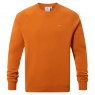 Tog24 Tog24 Clitheroe Crew Neck Sweatshirt Mahogany Orange