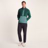 Tog24 Tog24 Dowson Zip Neck Fleece Blue/Dark Turquoise