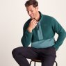 Tog24 Tog24 Dowson Zip Neck Fleece Blue/Dark Turquoise