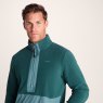 Tog24 Tog24 Dowson Zip Neck Fleece Blue/Dark Turquoise
