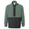 Tog24 Tog24 Dowson Zip Neck Fleece Black/Light Forest