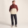Tog24 Tog24 Kirton Zip Neck Fleece Port/Hazelnut