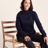 Tog24 Tog24 Acer Knitlook Hoodie Oxford Blue Marl