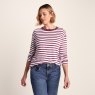TSHIRT KITTY LS WASHED BURGUNDY