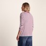 TSHIRT KITTY LS WASHED BURGUNDY