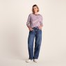 Tog24 Tog24 Kitty T-Shirt Washed Burgundy Stripe
