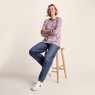 Tog24 Tog24 Kitty T-Shirt Washed Burgundy Stripe