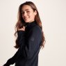 Tog24 Tog24 Pearson Knitlook Zip Neck Fleece Dark Indigo Marl