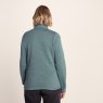 Tog24 Tog24 Pearson Knitlook Zip Neck Fleece Mist Grey Marl