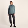 Tog24 Tog24 Pearson Knitlook Zip Neck Fleece Mist Grey Marl