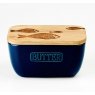 BUTTER DISH FISH BLUE