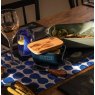 BUTTER DISH FISH BLUE