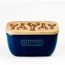 BUTTER DISH LOBSTER BLUE
