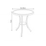 Hartman Berkeley Round Bistro Table Assorted