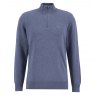 JUMPER COTTON XXL DUSK BLUE 1/2ZIP