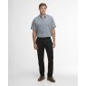 Barbour Barbour Fleming Short Sleeved Linen Shirt Navy