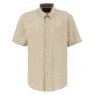 Barbour Barbour Fleming Short Sleeved Linen Shirt Stone