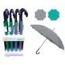 UMBRELLA PLASTIC HANDLE DASH ASST