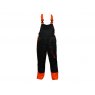 BIB & BRACE CHAINSAW BLK/ORNG