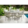 DINING SET BERKELEY 6 SEATER RND