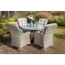 DINING SET ETON 4 SEATER RND