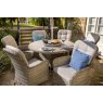 DINING SET ETON 6 SEATER RND