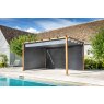 PERGOLA CURTAIN MONZA 1XSIDE & BACK GRY