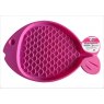 PET MAT FISH SHAPED PINK