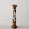 BOLTZE Boltze Montana Mango Wood Candle Holder