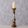 BOLTZE Boltze Montana Mango Wood Candle Holder