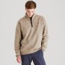 Ridgeline Ridgeline Brancaster 1/4 Zip Sweatshirt Roasted Cashew