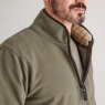 Ridgeline Ridgeline Brancaster 1/4 Zip Sweatshirt Smokey Olive