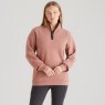 Ridgeline Ridgeline Brancaster 1/4 Zip Sweatshirt Dusky Pink