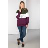 Rydale Rydale Byland Cow Sweatshirt Olive/White/Berry