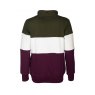 Rydale Rydale Byland Cow Sweatshirt Olive/White/Berry