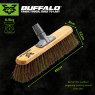 Buffalo Stiff Bassine Platform Broom Head 18"