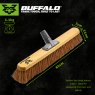Buffalo Soft Coco Platform Broom Head 24"