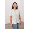 Lighthouse   Lighthouse Causeway T-Shirt Pistachio/Basil Stripe