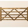 Ruby Ruby Diamond Brace 5 Bar Rough Sawn Wooden Field Gate H 1.2m